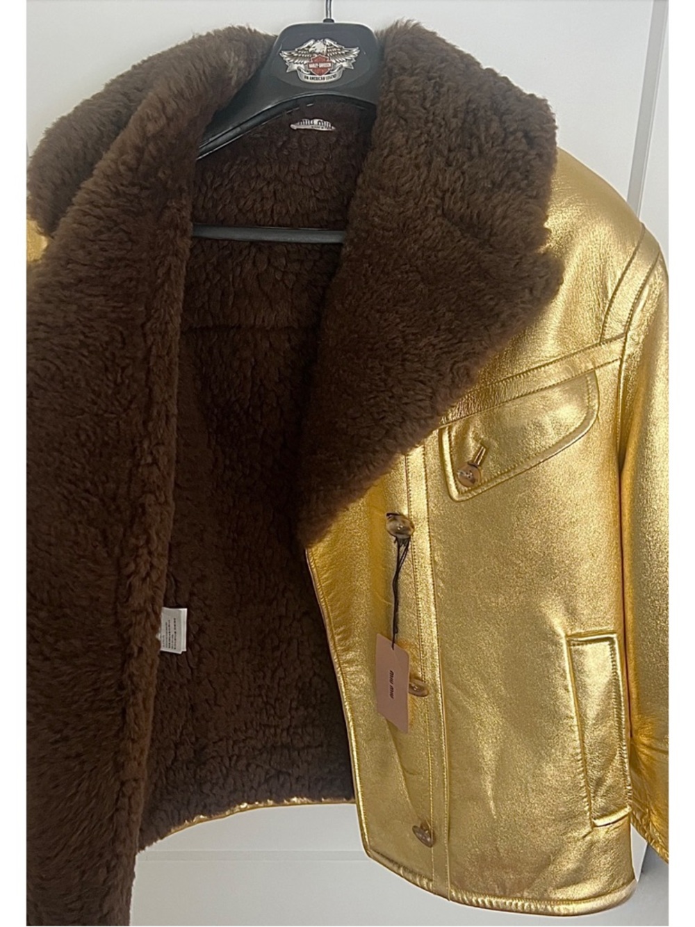 Miu Miu Blouson Oro + Tabacco Runway